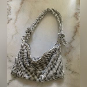 Silver sparkly bag